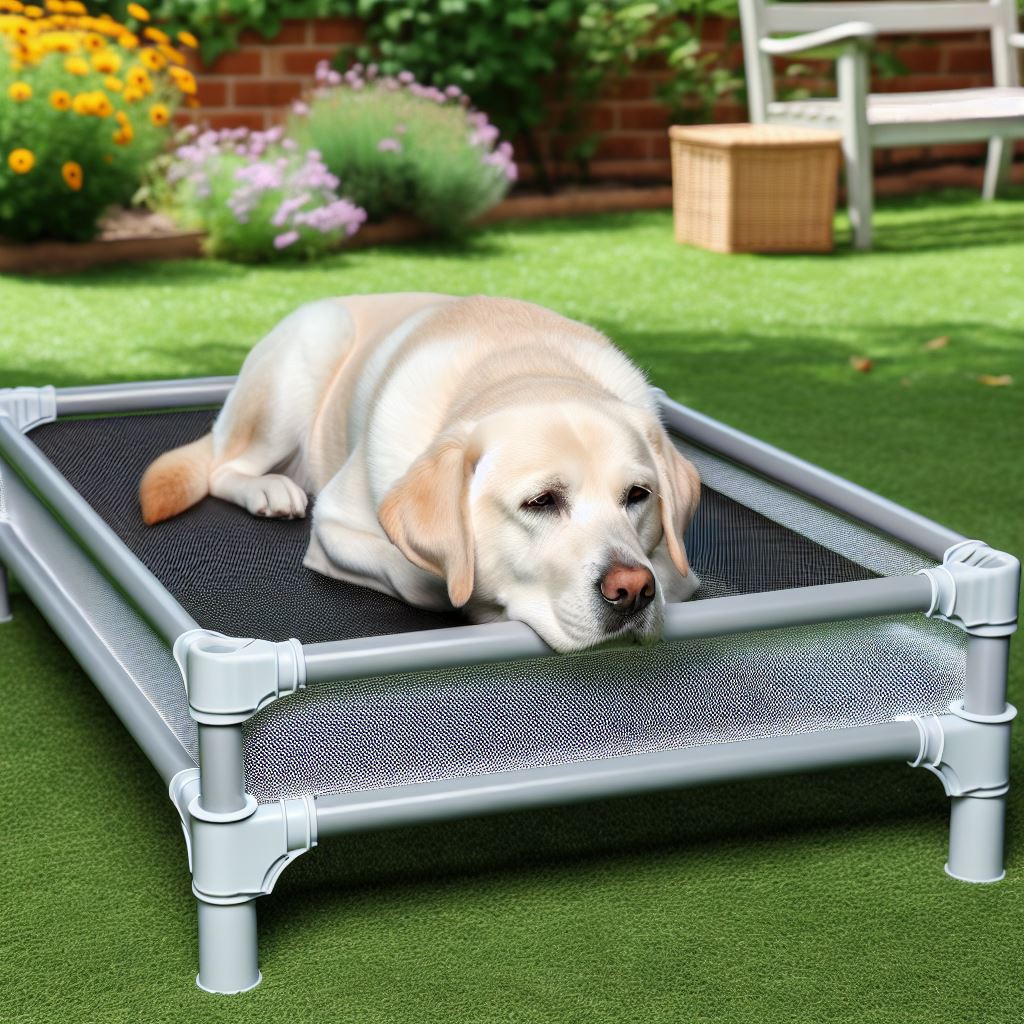 Cama elevada para perros